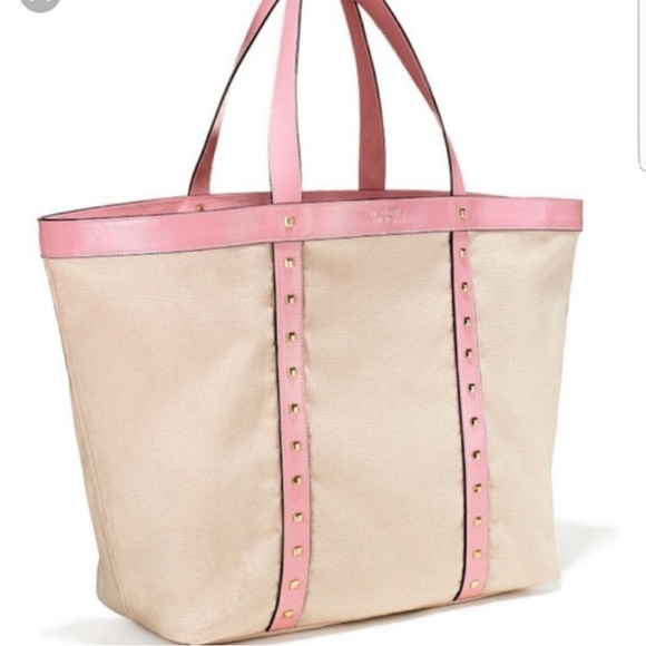 NWT Victoria's Secret canvas tote - Picture 2 of 6